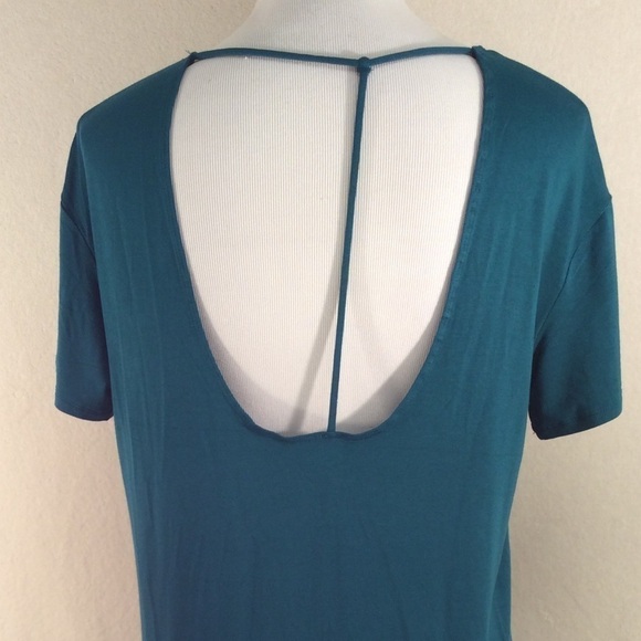 Fabletics Finley casual t-shirt dress in forest - Picture 8 of 8